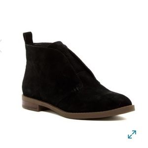 Franco Sarto Ilena Chukka Black Suede Bootie